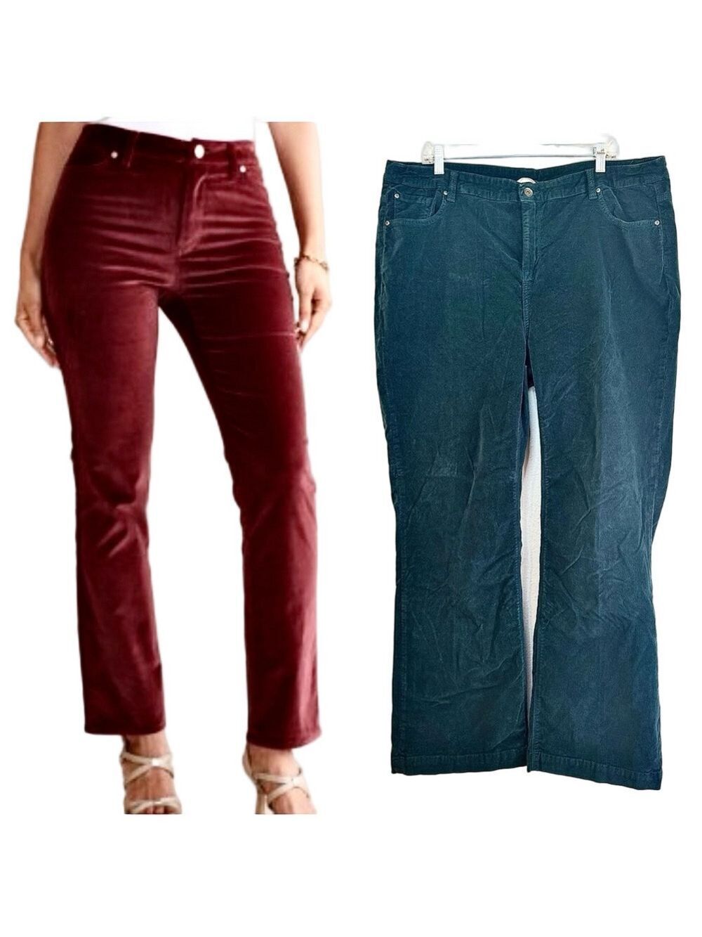 SOFT SURROUNDINGS ‘Blakely’ Velveteen jeans